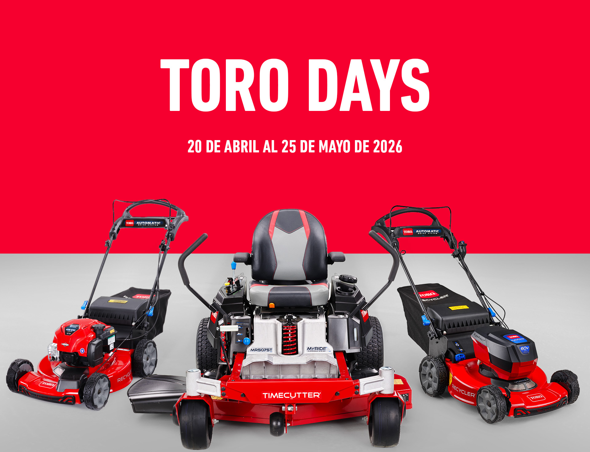 Toro Trade Up Promotion Banner